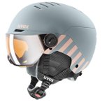 Uvex - Kid's Rocket Visor - Skihelm Gr 54-58 cm grau