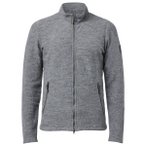 Ivanhoe of Sweden - Louie Full Zip - Wollpullover Gr S grau
