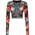 PLEIN SPORT Sporttop, Größe XS in Schwarz
