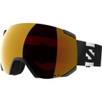 SALOMON Herren Brille GOGGLES RADIUM ML BLACK/Mid Red, Größe ONE SIZE in Gold