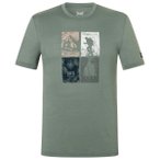 super.natural - Go Hiking Tee - Merinoshirt Gr M oliv/grün