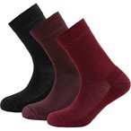 Devold Daily Merino Medium 3er Pack  Damen  Freizeitsocken rot Größe 36  Lifes