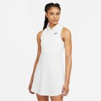 NIKE Damen Kleid W NKCT VCTRY POLO DRSS PRFRMNC, Größe L in Weiß