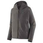 Patagonia - R1 Techface Hoody - Softshelljacke Gr M grau
