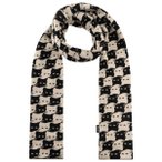 DEDICATED - Scarf Rossberga Pepita Cats - Schal Gr One Size schwarz