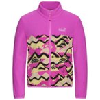 Jack Wolfskin - Kid's Paw Era 100 Print Fullzip - Fleecejacke Gr 128 rosa