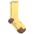 Pedaled - Odyssey Merino Reflective Socks - Radsocken 47-49 gelb