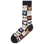 DEDICATED - Socks Sigtuna Cat Bingo - Multifunktionssocken 41-45 schwarz