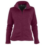 MAUL Damen Unterjacke UEbersee-Strickfeecejacke, Größe 46 in Lila