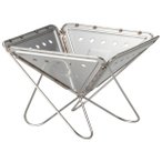 Snow Peak - Pack & Carry Fireplace - Trockenbrennstoffkocher Gr S metallic