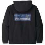 Patagonia Boardshort Logo Uprisal Hoody, S, ink black