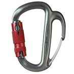 Petzl Freino Verschlusskarabiner, grau