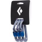 Black Diamond HotForge Screwgate 3 Pack Schraubkarabiner, gray
