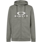 Oakley Bark FZ 2.0  Herren  Hoodies grau Größe S Lifestyle  Hautfreundlich