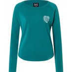 Super.Natural Little Heartwood Crew  Damen  Pullover tuerkis Größe XL Yoga | L