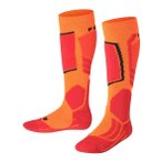 Falke Kinder SK2 Intermediate Skisocken ( Orange 27-30 Größe,)