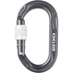 Edelrid Kiwi Screw Karabiner  Karabiner grau Größe One Size Alpinklettern