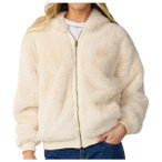 Rip Curl - Women's Bossa Nova Fluffy Polar Fleece - Fleecejacke Gr XS beige