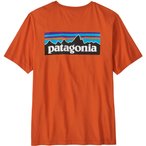 Patagonia P-6 Logo  Herren  T-Shirts orange Größe M Lifestyle  Hautfreundlich
