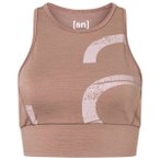 super.natural - Women's Capital Logo LF Top - Sport-BH Gr XS braun