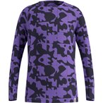 Odlo Active Warm Graphic Crew  Kinder  Langarm Unterhemden lila Größe 140   El