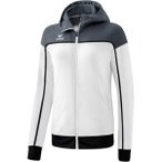 ERIMA Damen Kapuzensweat CHANGE training jacket with hood, Größe 44 in Weiß
