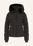 Wellensteyn Steppjacke Belvitesse Short Mit Abnehmbarem Kunstpelz schwarz