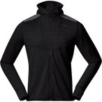 Bergans Rabot Active Mid   Herren  Fleecejacke schwarz Größe XL Trekking  Elas
