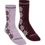 Kari Traa Vinst Wool  2er Pack Damen  Freizeitsocken lila Größe 39  Lifestyle 