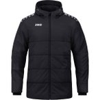 JAKO Kinder Coachjacke One mit Kapuze, Größe 140 in Schwarz