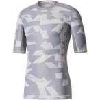 ADIDAS Herren Shirt TF TEE SS CI GX, Größe S in Silber