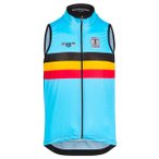 Bioracer - Belgium Icon Wind Gilet - Fahrradweste Gr S blau