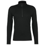 Icebreaker - 200 Oasis L/S Half Zip - Merinounterwäsche Gr S schwarz