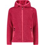 CMP Strick Fleece  Kinder  Fleecejacke pink Größe 116 Trekking  Atmungsaktiv