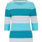 Joy Luana 3/4 Arm Damen T-Shirt ( Türkis 40)