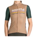 Sportful - Women's Supergiara Logo 2 Jersey - Radtrikot Gr XL beige