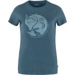 Fjällräven Arctic Fox Print  Damen  T-Shirts blau Größe XS Lifestyle  Hautfr