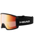 Head - Skibrille - Contex Red Black  - Größe M - schwarz