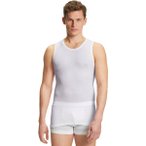 FALKE Herren Unterhemd C Singlet Regular m, Größe S in Weiß