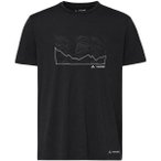 VAUDE Herren Shirt Me Tekoa Wool T-Shirt, Größe S in Schwarz