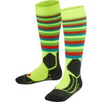 FALKE SK2 Stripes Kinder Kniestrümpfe, Größe 35-38 in Gelb
