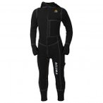 Aclima - Junior WarmWool Overall - Overall Gr 130 schwarz