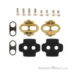 Crankbrothers Standard Release 6 Degree Pedal Cleats-Gold-One Size