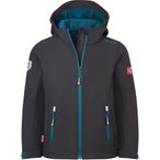 Trollkids Trollfjord  Kinder  Softshelljacke schwarz Größe 122 Trekking  Isoli