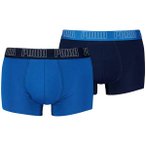 PUMA Herren Boxershorts, 2er Pack -  Everyday Trunks 2P, Cotton Stretch, einfarb