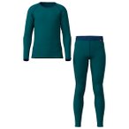 Löffler - Kid's Set Long Transtex Warm - Kunstfaserunterwäsche Gr 116 blau