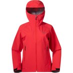 Bergans Essentials 3L Shell  Damen  Regenjacke rot Größe XS Trekking  Elastisc