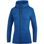 JAKO Damen Kapuzenjacke Premium Basics, Größe 34 in Blau