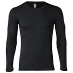 Engel - Shirt L/S - Merinounterwäsche Gr 46/48 schwarz