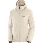 Salomon Mountain Flex   Damen  Regenjacke weiss Größe XL Camping  Windabweisen